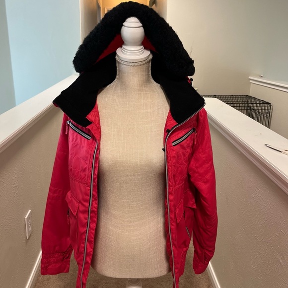 Five Fifty Five size 14 youth puffer Jacket in pink - Picture 5 of 6